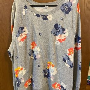 Old Navy Floral Sweatshirt